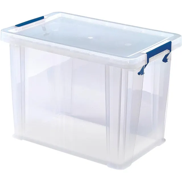 Bankers Box ProStore Plastic Opbergbox - met deksel - veilig voor voedsel - 100% recyclebaar - 18.5L Transparant