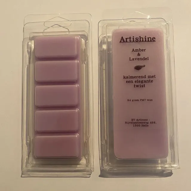 ArtiShine Waxmelts - Amber & Lavendel (5melts - 84 gr !) Rose