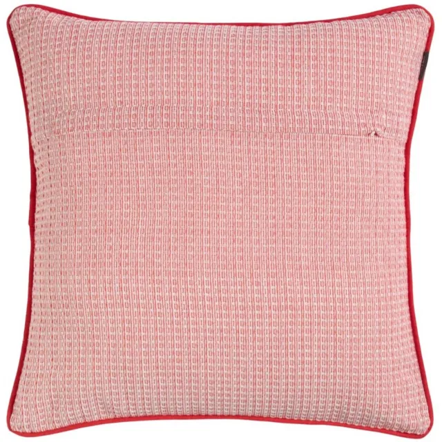 Linen & More Hyacinth - sierkussen wafel rood - 45 x 45 cm
