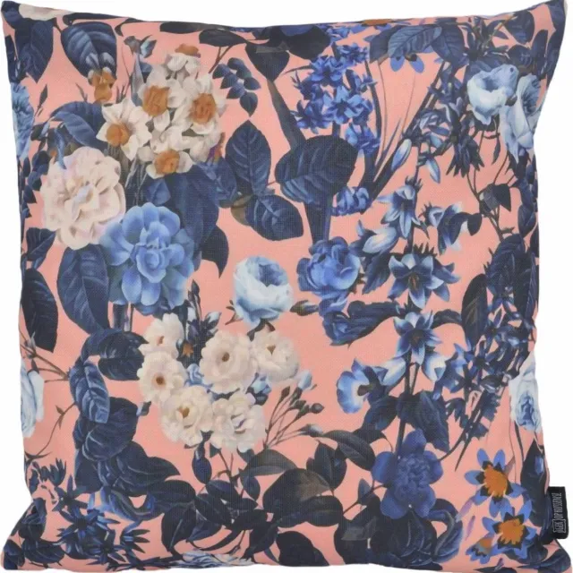 Gek op Kussens! Floral Lila Kussenhoes | Outdoor / Buiten | Katoen / Polyester | 45 x 45 cm Paars