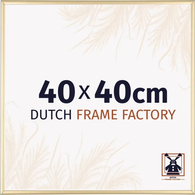 Dutch Frame Factory Fotolijst 40x40 cm - Aluminium - Goud - Kampen