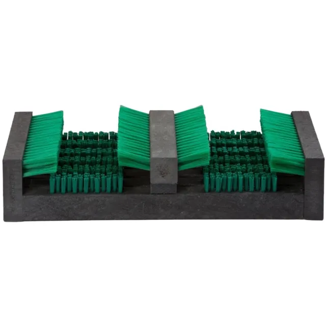 Borstelshop voetenveger - kunststof - groen