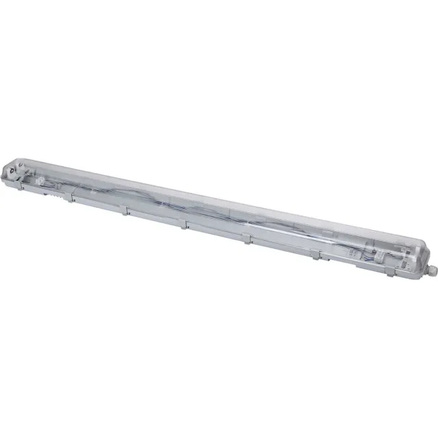 Velvalux LED Waterdichte TL Armatuur - Velvalux Strela - 120cm - Dubbel - Koppelbaar - Waterdicht IP65 Grijs