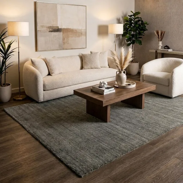 Studio Clarice Berber vloerkleed - Aicha Donkergroen | Comfortabel - 160x230cm