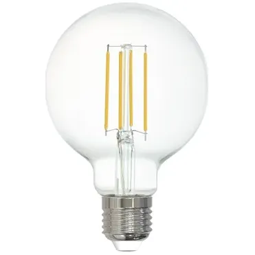Eglo Ledfilamentlamp Zigbee G80 Dimbaar Warm E27 6w Transparant