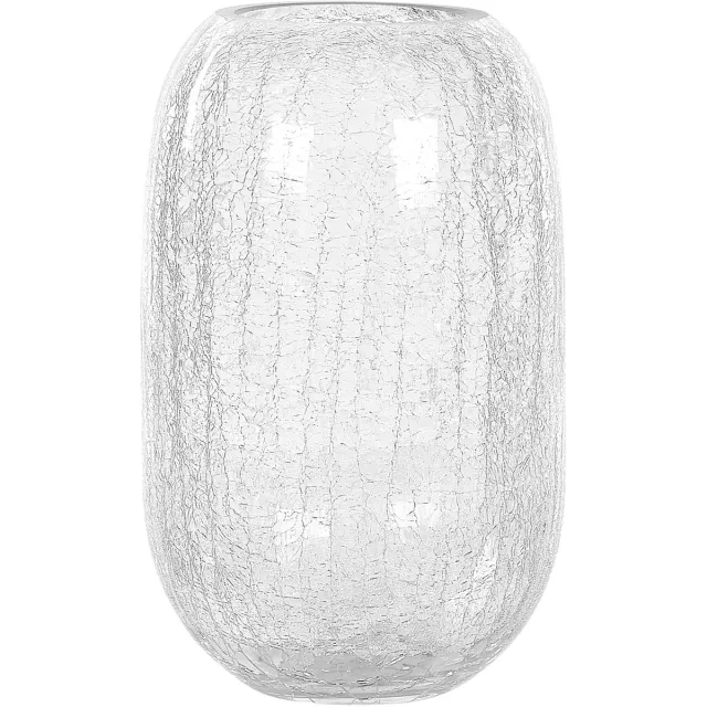 Beliani KYRAKALI - Decoratieve vaas - Transparant - Glas