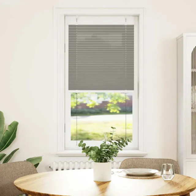 vidaXL Plissé rolgordijn 60x100 cm stofbreedte 59,4 cm antraciet Anthraciet