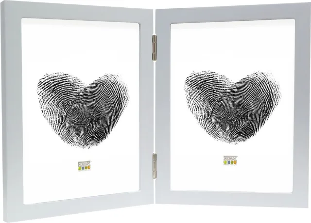 Deknudt Frames fotolijst S68FD1 H2V - zilver - tweeluik - 2x 13x18 cm