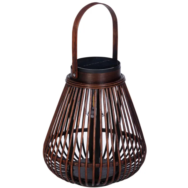 Luxform tafellamp solar Nerja bruin