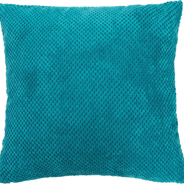 Tiseco Kussen(gevuld) BUBBLE, SET/2, 45x45cm, petrol, rits