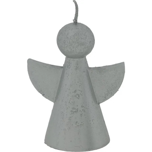 Home Society Engel Kaarsjes - Doos 6 stuks - Zilver - 8.5 cm