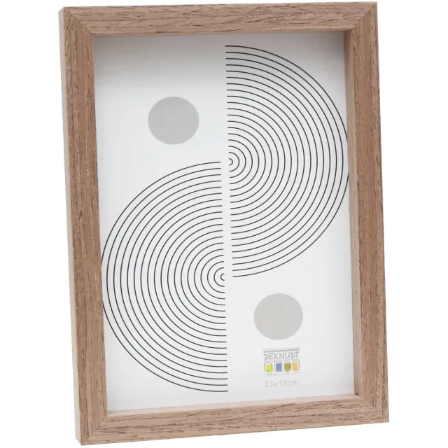 Deknudt Frames fotolijst - bruine houtkleur - strak - hout - FSC Mix - 13x18