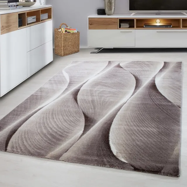Muratap Parma Design Vloerkleed Bruin / Beige Laagpolig- 80x300 CM