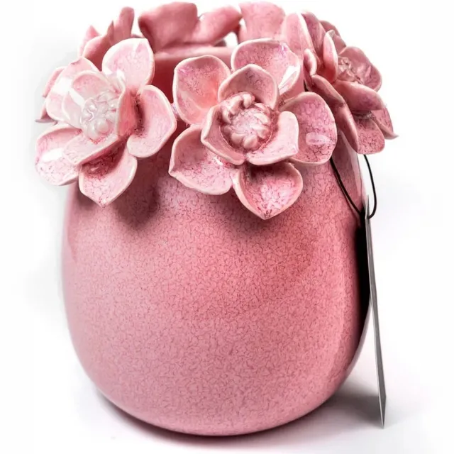 Villa Pottery Vaas Jolie 1 Roze 14 x 14 x 16