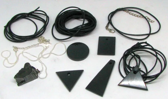 Alphasur Shungiet hanger set medium (6 stuks) zwart