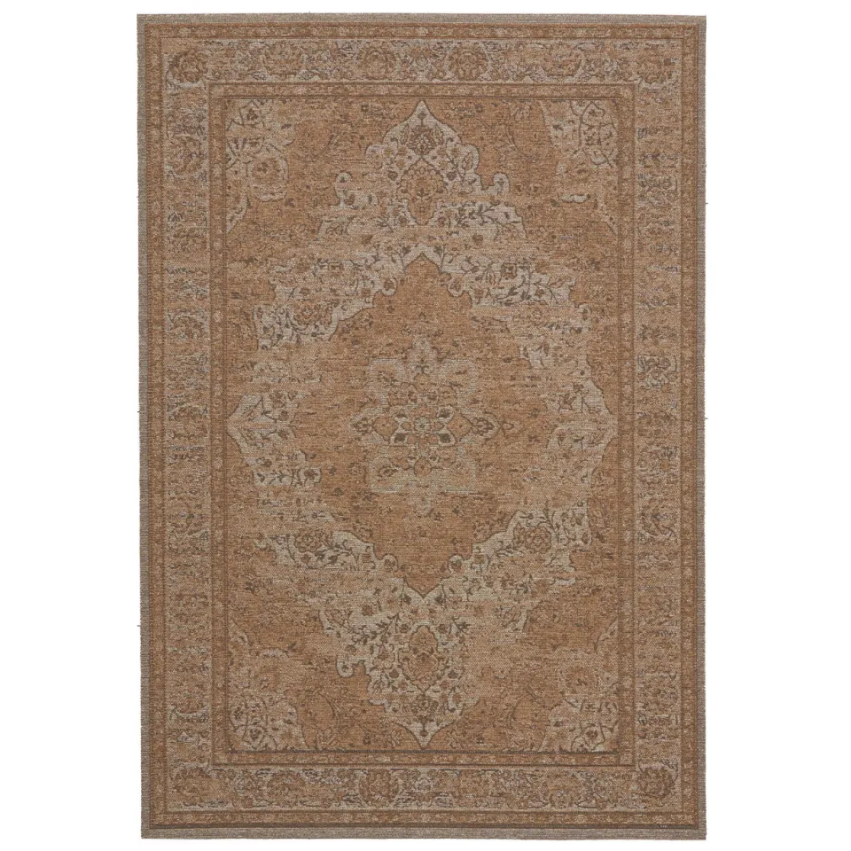 NOUS Living binnen- en buitenvloerkleed bruin (230x160 cm)