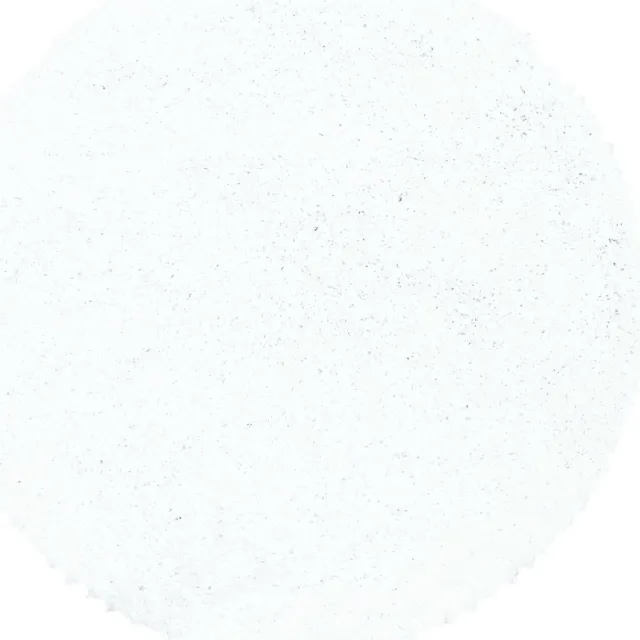 Muratap Monaco Soft Rond Shaggy Hoogpolig Vloerkleed Wit- 160 CM Ø