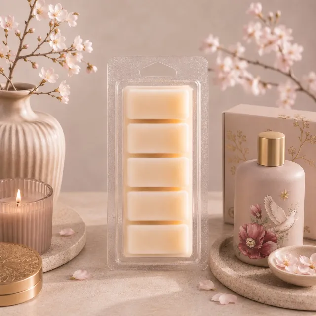 Anna's Geurenhuisje Waxmelts Intuitie - Good Habits - Snapbar - Wellnessgeur - Spa geur - 55 gram - 100 % Sojawas - Handmade - Dierproefvrij - Vegan - Huisparfum - Wax melt - Voor in geurbrander - Voor in waxbrander - Geur in huis - Geurkaars Creme