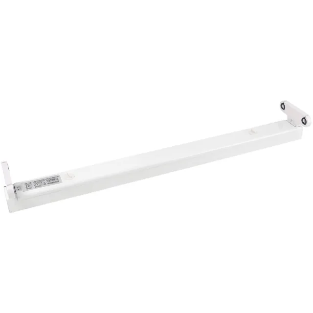 Qualu LED TL Armatuur T8 - Igia Dybolo - 60cm Dubbel - IP20 - Mat Wit - Staal