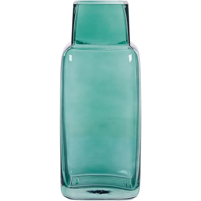 Beliani MERBAKA - Decoratieve vaas - Smaragdgroen - Glas