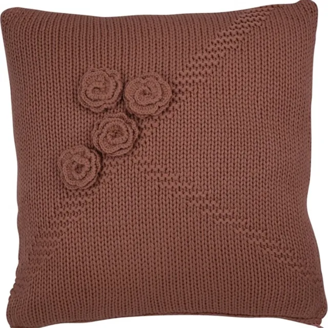 Linen & More Rose Kussen Salmon Kussen | 45 X 45 | Sierkussen Voor Woonkamer Of Slaapkamer Roze
