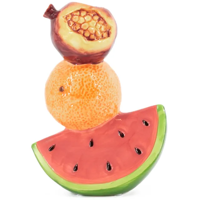 homebound by ky Aardewerk vaas fruit | bloemenvaas Meerkleurig