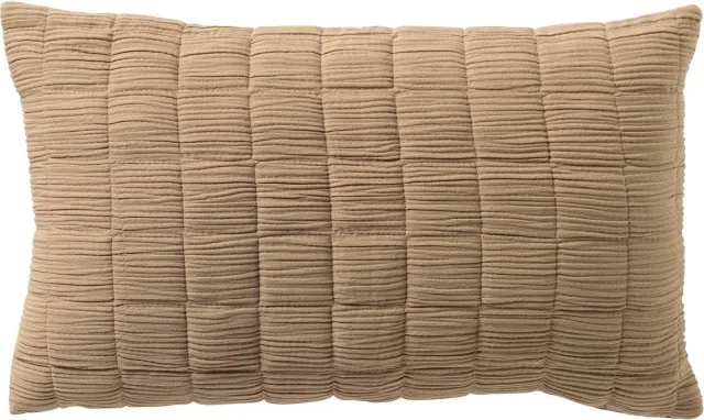 Dutch Decor REZA - Sierkussen 30x50 cm - Irish Cream - beige - Inclusief binnenkussen - Luxe kussens voor woonkamer & bank