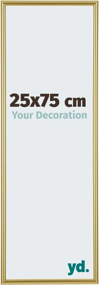 yd. Your Decoration - Fotolijst 25x75 cm - Kunststof - Goud - Annecy