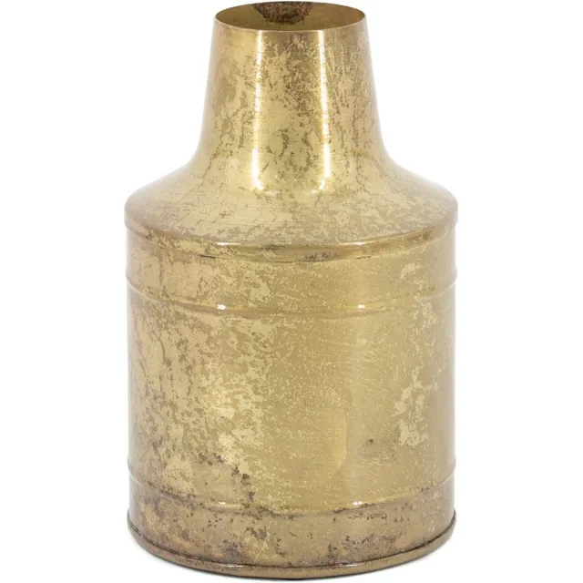 homebound by ky Metalen vaas peach | bloemenvaas Goud