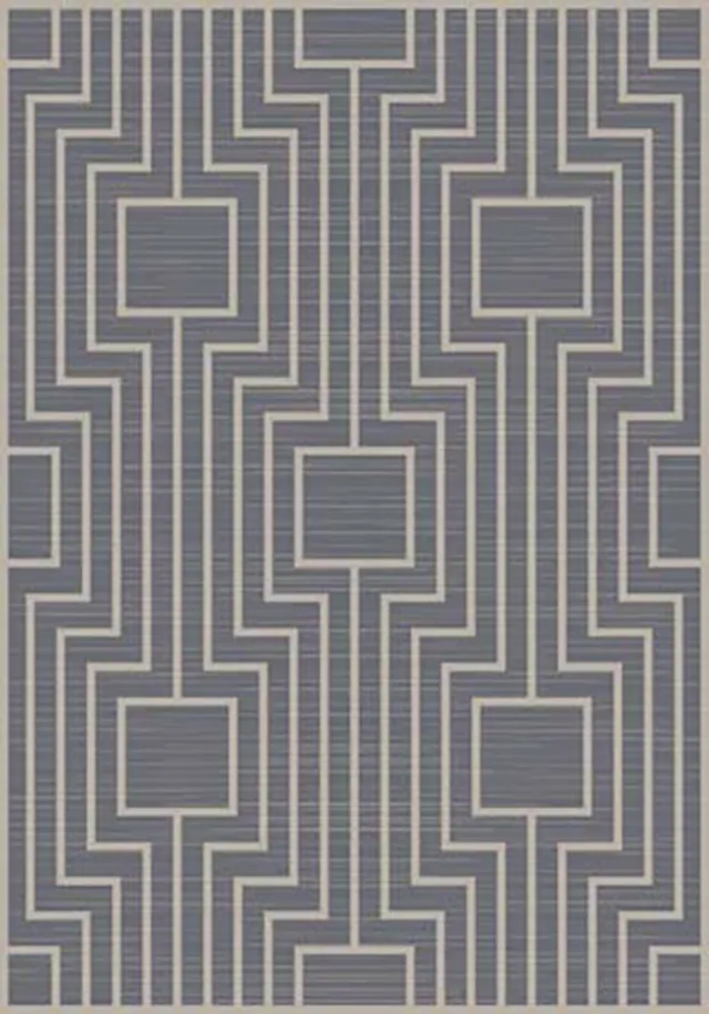 Dutch Lifestyle Vierkant Zilver/grijs - Acryl/Viscose - Vloerkleed - Zilver/grijs