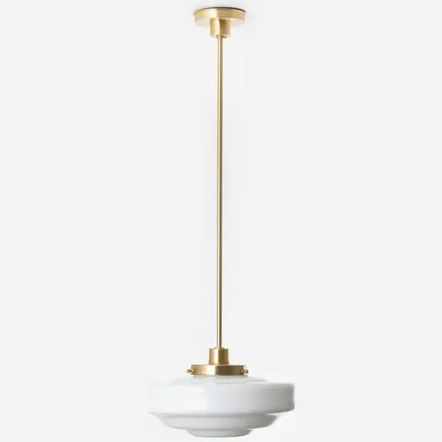 Coloured by Art Hanglamp Siegfried 20's Messing - Art Deco Trade