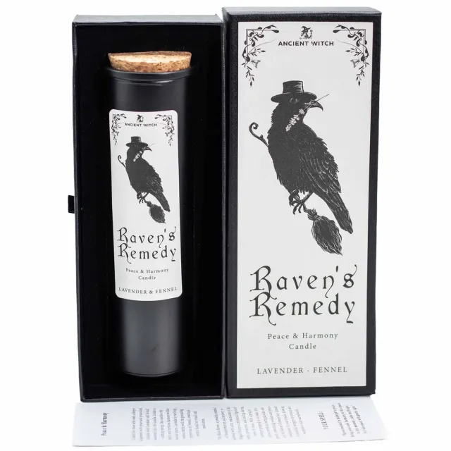 Ancient Wisdom Oude Heksenreinigingskaarsen - Ravens' Remedy Lavendel & Venkel