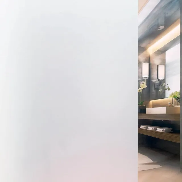 Lexium Store Lexium Privacy Folie Raam - spiegelfolie raamfolie - Raamfolie - Folie Raam - Transparant - Zichtwerend - Anti Inkijk Raamfolie Wit