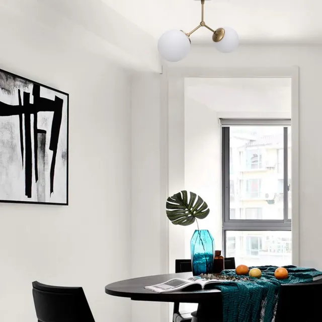 Arabic House Damar Kroonluchter | METALEN BEHUIZING | Geel, Wit - Asir Group - Plafondlampen - Goud - Metaal; Glas - Plafondlampen