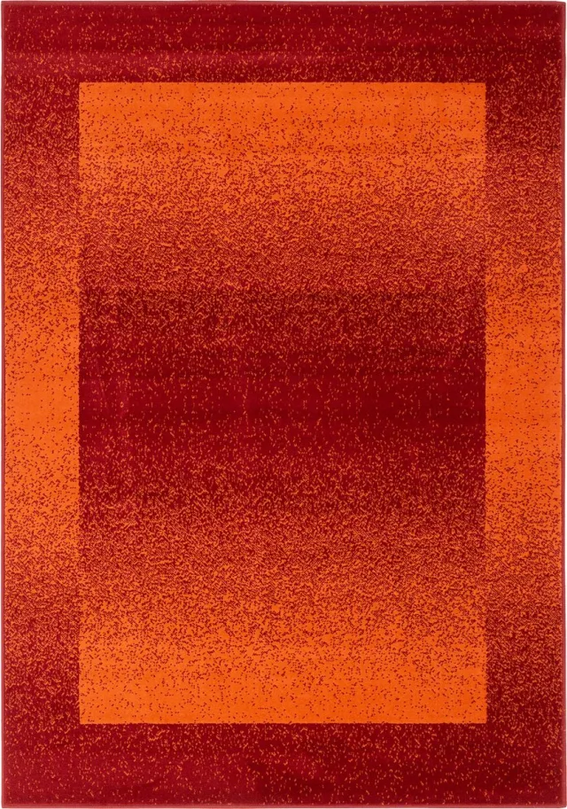 Pergamon Modern Designer Velours Teppich Samba Oranje