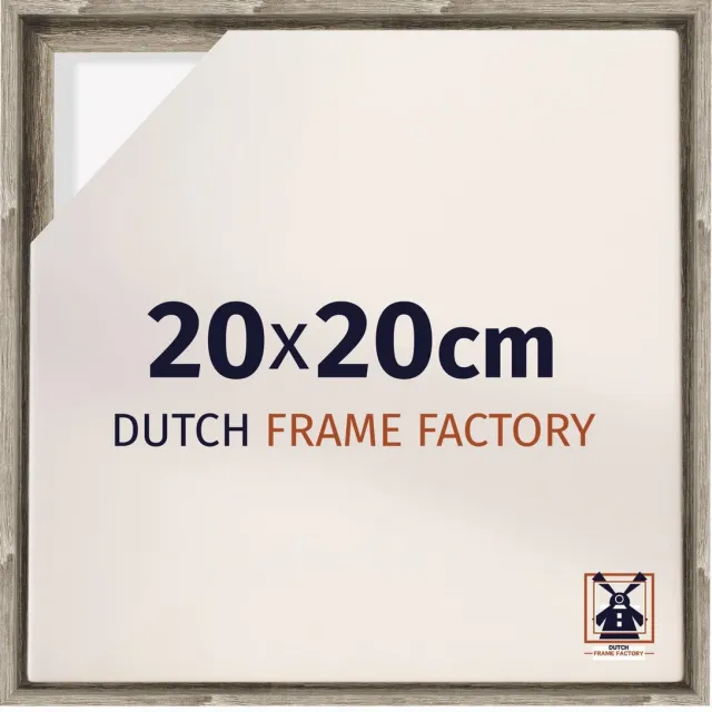 Dutch Frame Factory Baklijst 20x20 cm - Sonoma Eiken - Geschikt voor Canvasdoek - MDF Baklijst Lausanne
