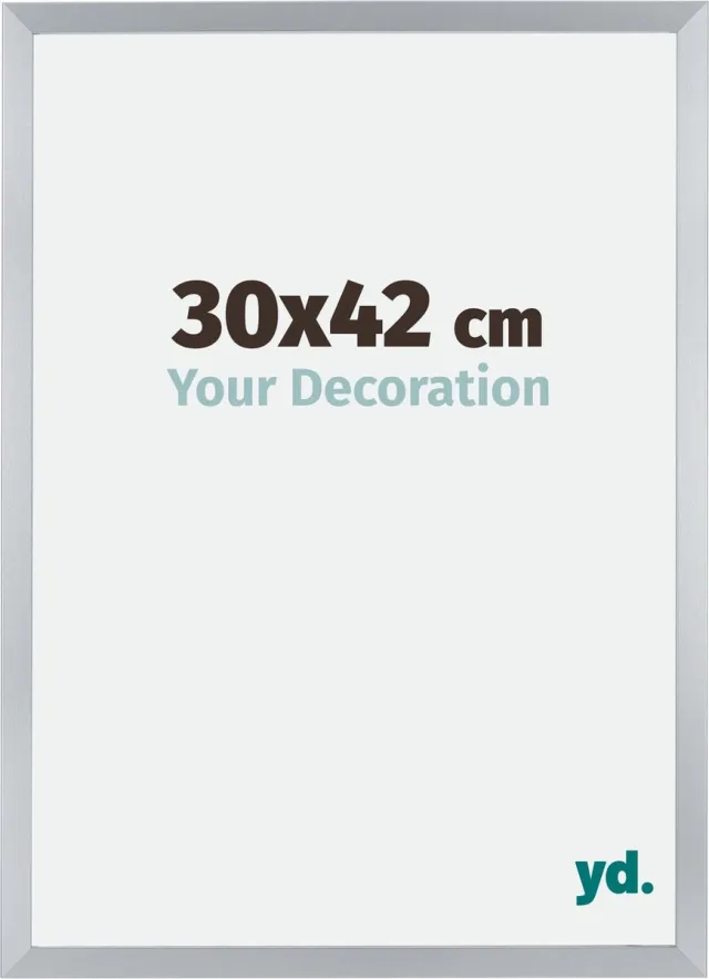 yd. Your Decoration - Fotolijst 30x42 cm - MDF - Zilver Glans - Catania