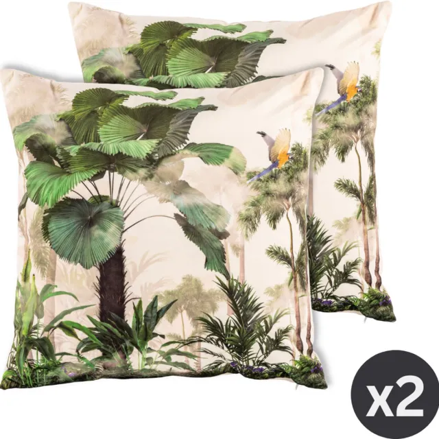 Tiseco Kussen (gevuld) AMBIANCE PRINT, SET/2, 45x45cm, jungle MULTI COLOR