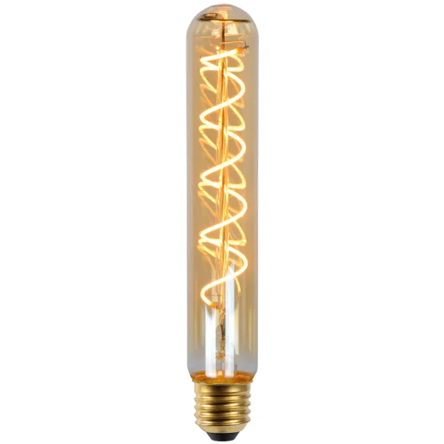 Lucide T32 - Filament lamp - Ø 3,2 cm - LED Dimb. - E27 - 1x5W 2200K - Amber