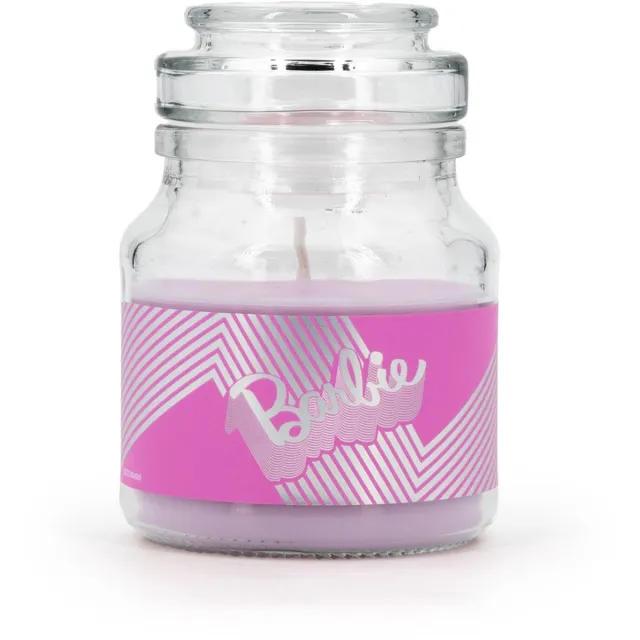 Barbie Geurkaars - zilveren glans - met glitters transparant