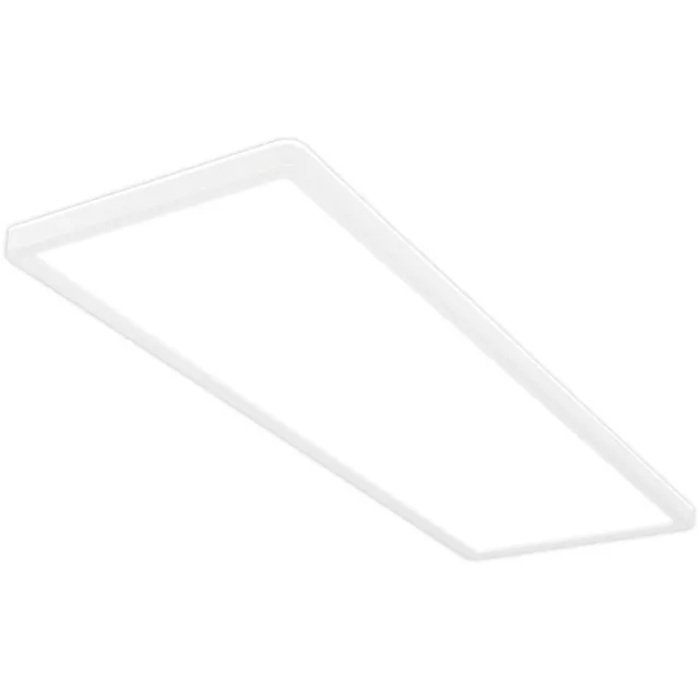 Briloner Tava A - LED Plafondlamp - Plafonniere met EEK A Lichtbron* - levensduur 50.000 h** - indirect Licht - bureaulamp met neutraal wit licht - 58cm - wit Wit (met EEK A)