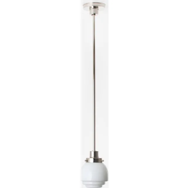 Coloured by Art Hanglamp Gispen Vlak 20's Nikkel - Art Deco Trade