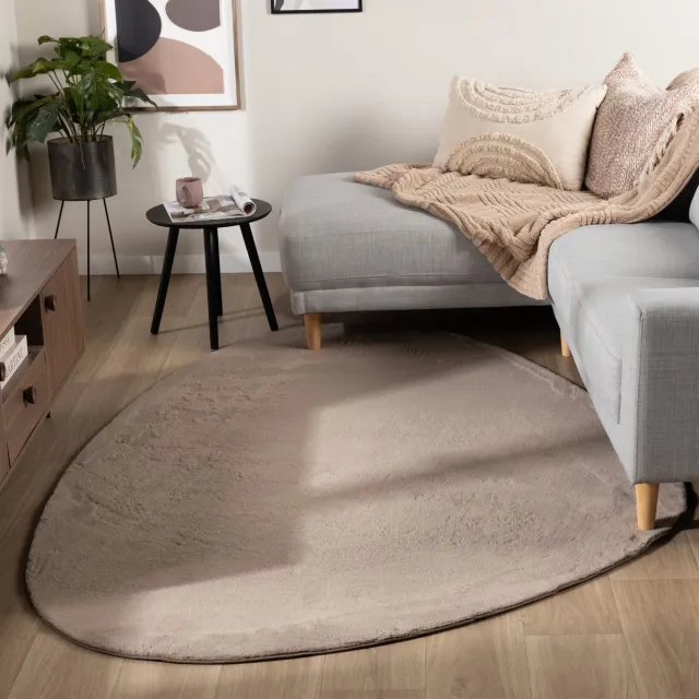 NATURL. Zacht laagpolig vloerkleed - Cozy Pebble Taupe - 200x290cm