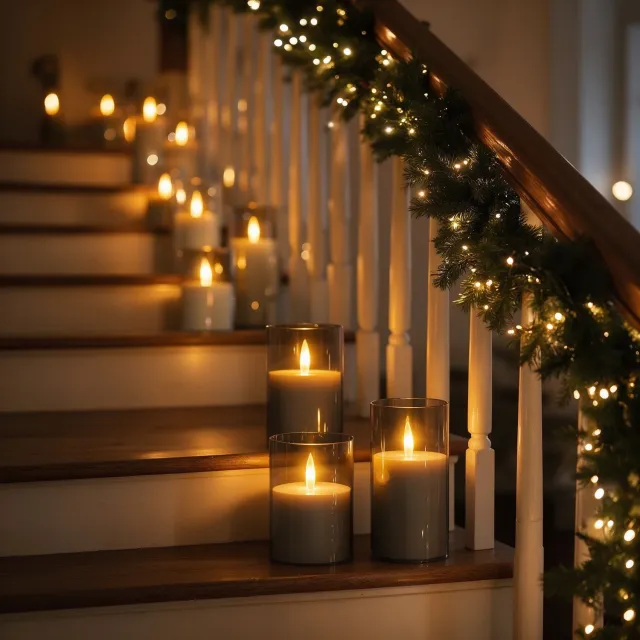 Froadp 9PCS LED-kaarsen met timerfunctie en afstandsbediening - Vlamloze, flikkerende batterijkaarsen voor thuis, bruiloften, kerstdecoraties en stijlvolle woonaccessoires Matgrijs