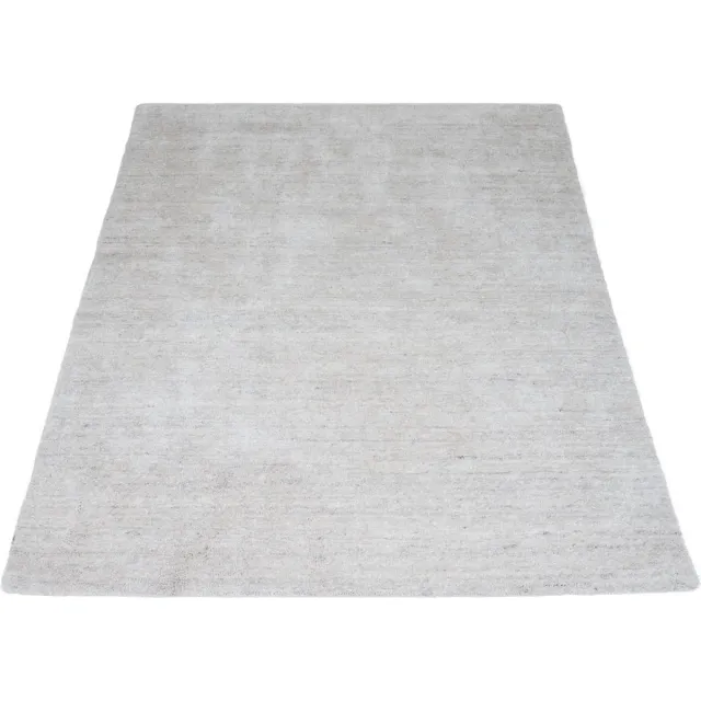 Veer Carpets Vloerkleed New Berbero Creme 815 - 160 x 230 cm - Wol Hoogpolig Vloerkleed – Japandi / Tijdloos Design Beige