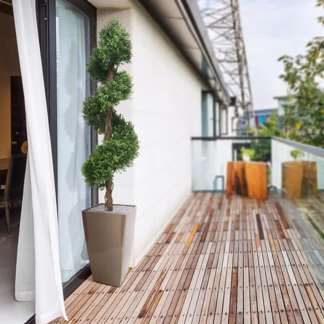 maxifleur Kunstplanten Buxus deluxe spiraal kunstplant 170cm - UV bestendig Groen