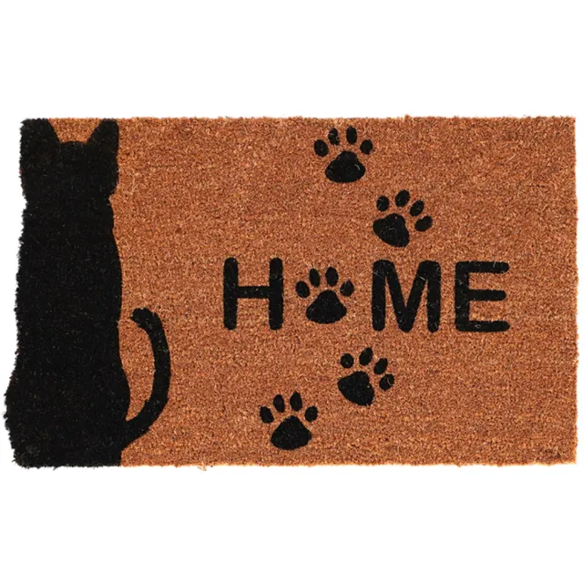 Esschert Design Deurmat - kat home - Esschert Design offwhite