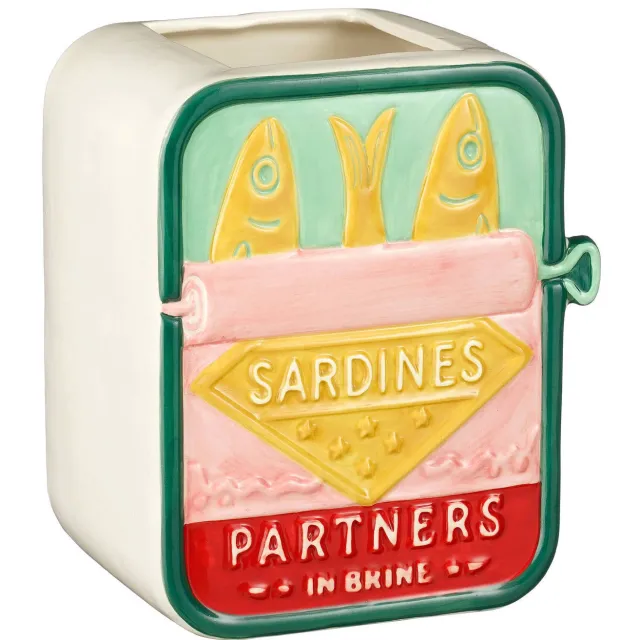 Mica Decorations vaas Sardines Groen
