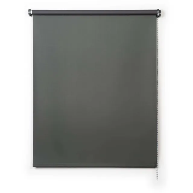 Storesdeco Opaco rolgordijn, Blackout rolgordijnen Grijs Groen 160x250 cm Grey