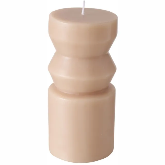 Boltze Home Decoratieve kaars Celona, paraffine, 14 x 6,5 cm Beige